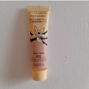 Sephora Vanilla Lip Sleeping Mask - Cream and Tan